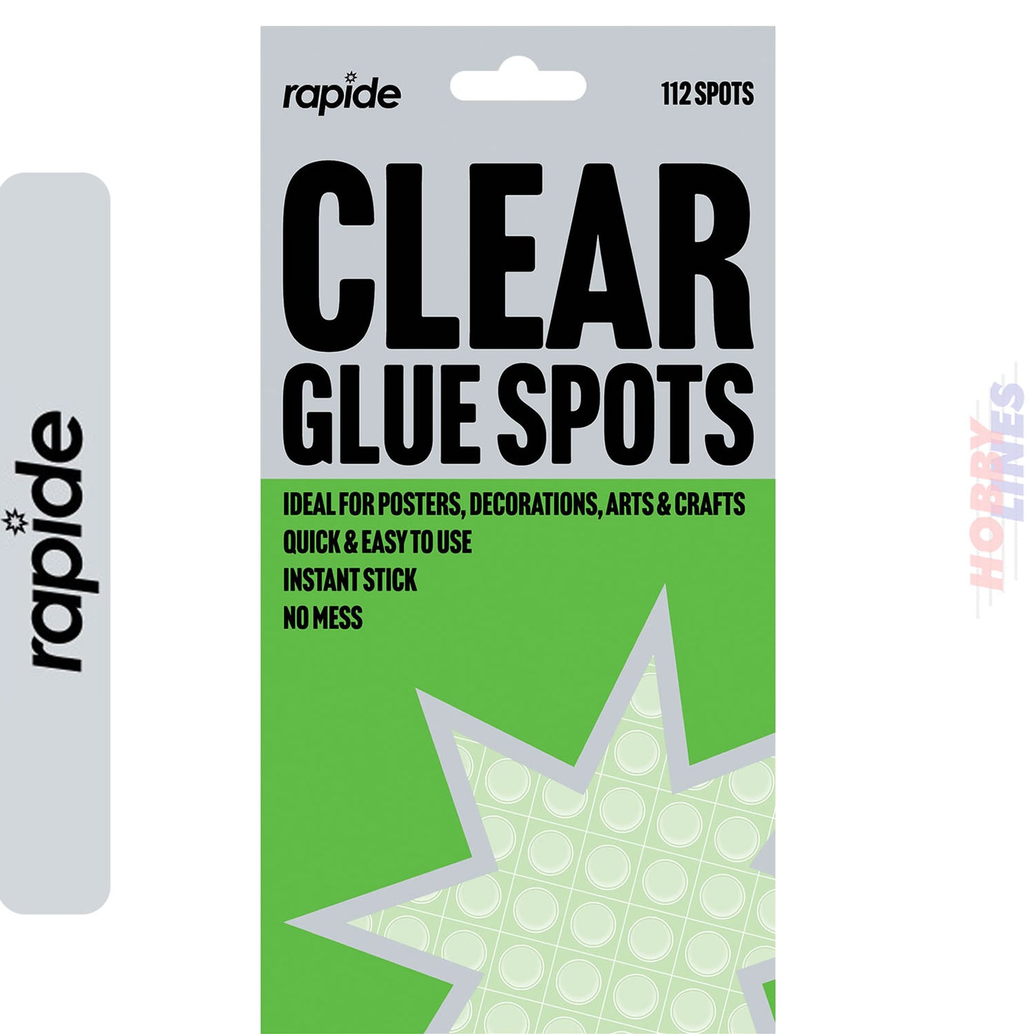 Clear Glue Spots - 112pk | Rapide | 2983