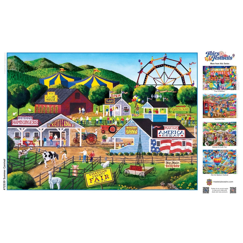 Summer Carnival - 1000pc Puzzle | Masterpieces | 72539