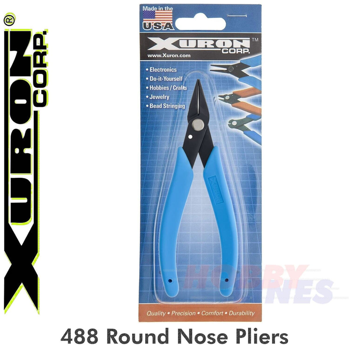 Xuron 488 Round Nose Pliers Ultra Precise Made in the USA