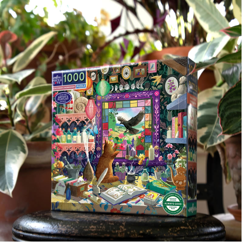 Sorcerer's Workshop - 1000pc Puzzle | eeBoo | PZT859