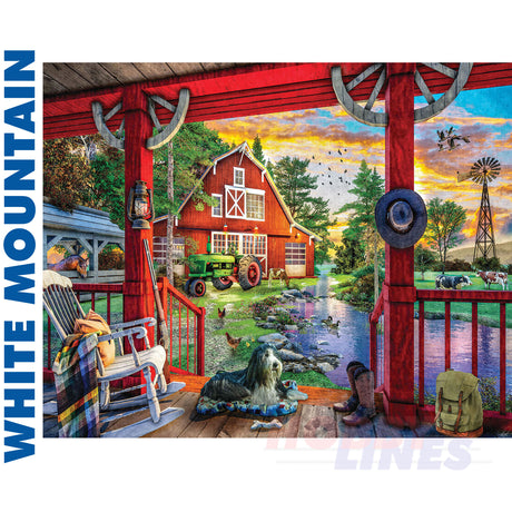 Farm Porch 1000 Piece Jigsaw Puzzle 1753