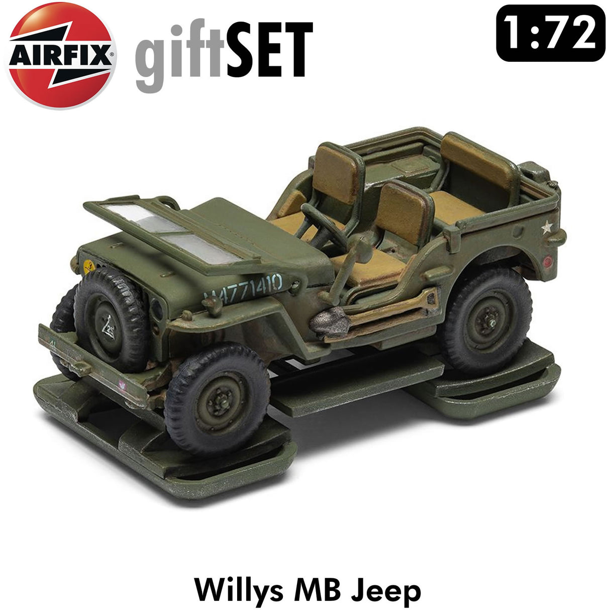 Willys MB Jeep WWII Starter Set | Airfix | A55117A