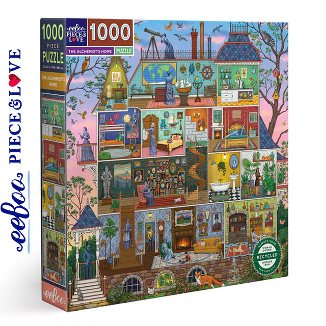 eeBoo THE ALCHEMISTS HOME 1000 pc Square Jigsaw Puzzle Super Deluxe PZTAST