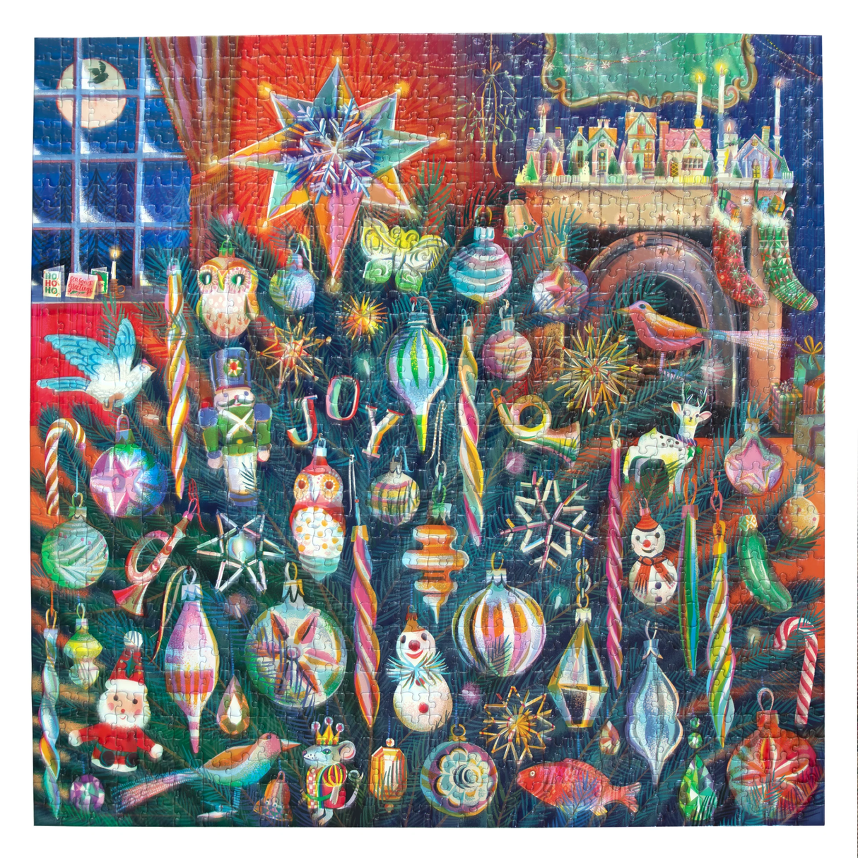 Holiday Ornaments - 1000pc Puzzle | eeBoo | PZTHYO