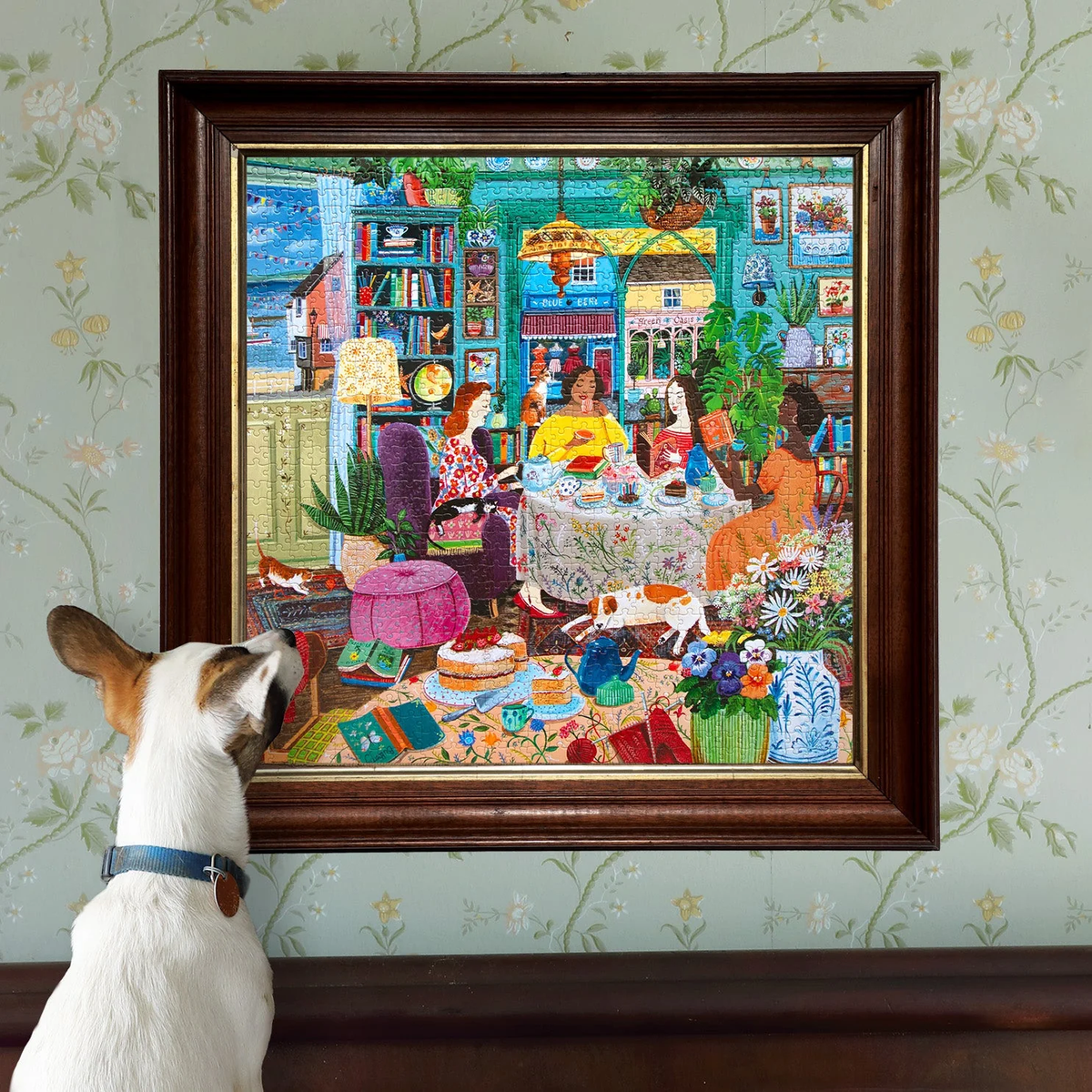 Books & Tea by the Sea - 1000pc Puzzle | eeBoo | PZT935