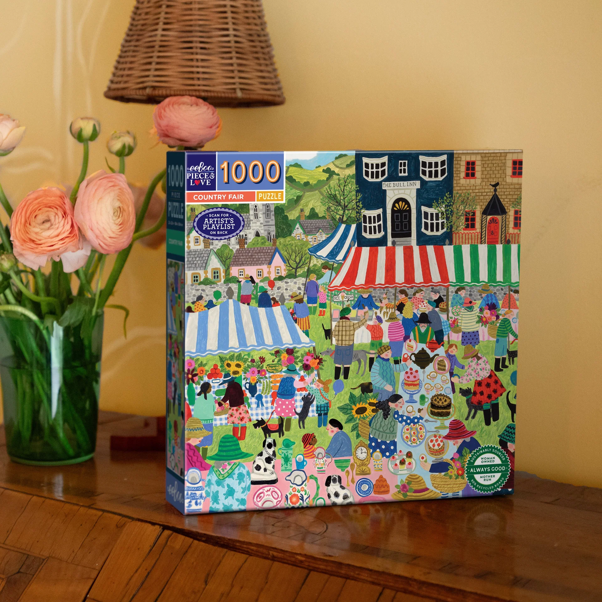 Country Fair - 1000pc Puzzle | eeBoo | PZT973