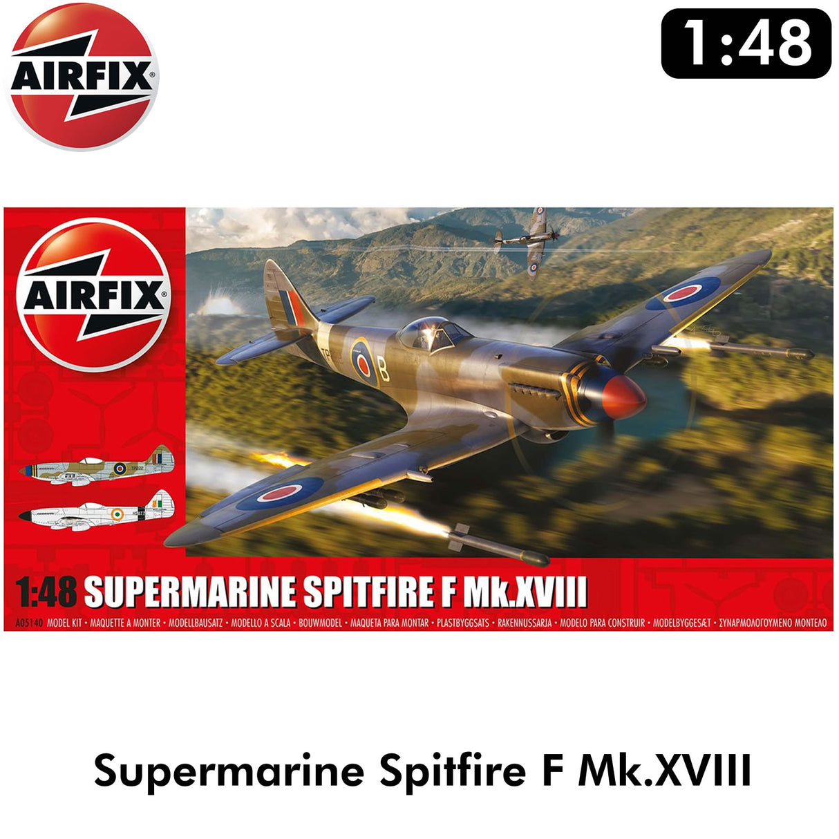 Supermarine Spitfire F Mk.XVIII - Model Kit | Airfix | A05140