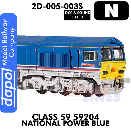 Class 59 John F Yeoman 59206 DB Schenker - DCC & Sound | Dapol | 2D-005-002S