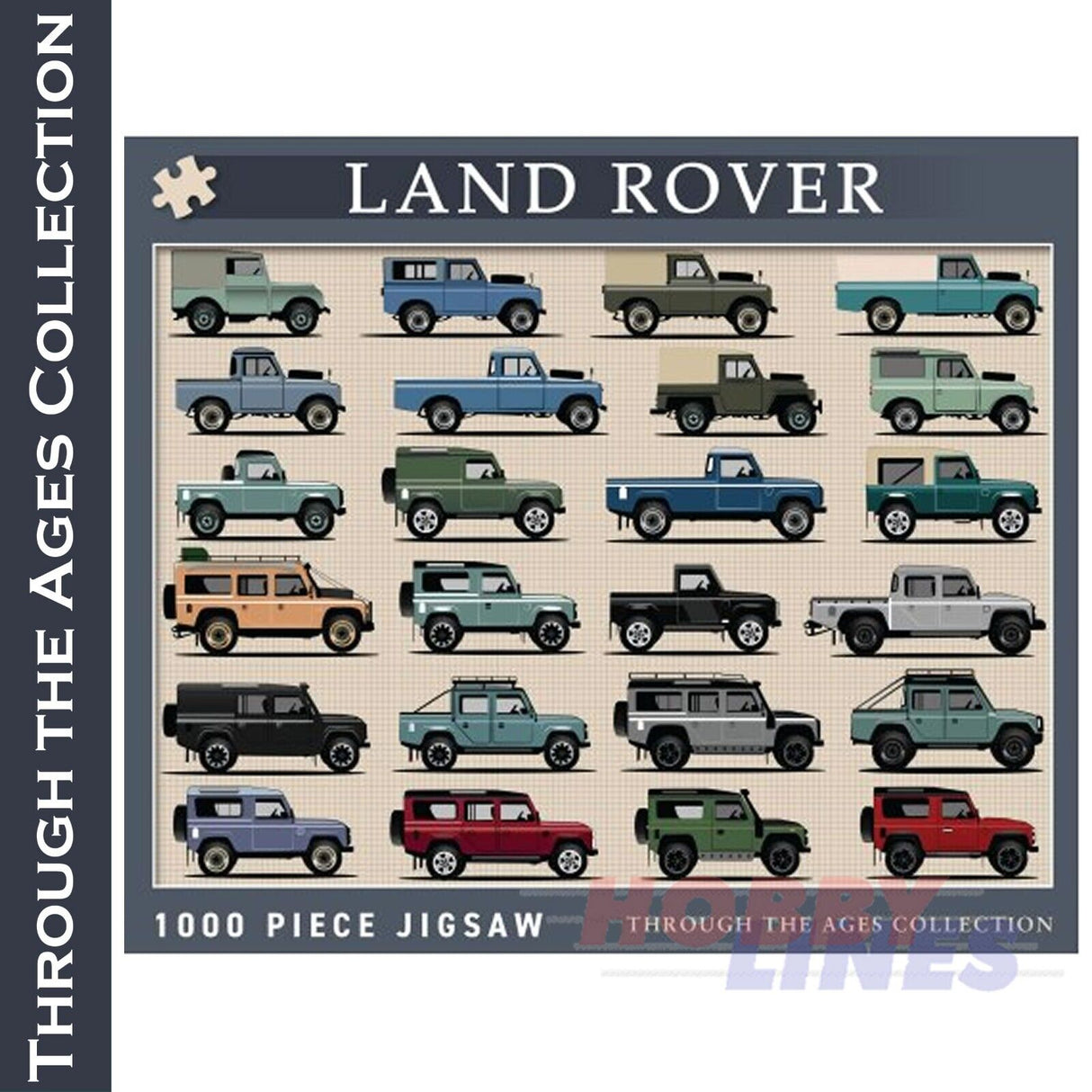 Land Rover Through the Ages - 1000pc Puzzle | Coach House Partners | CHP0123