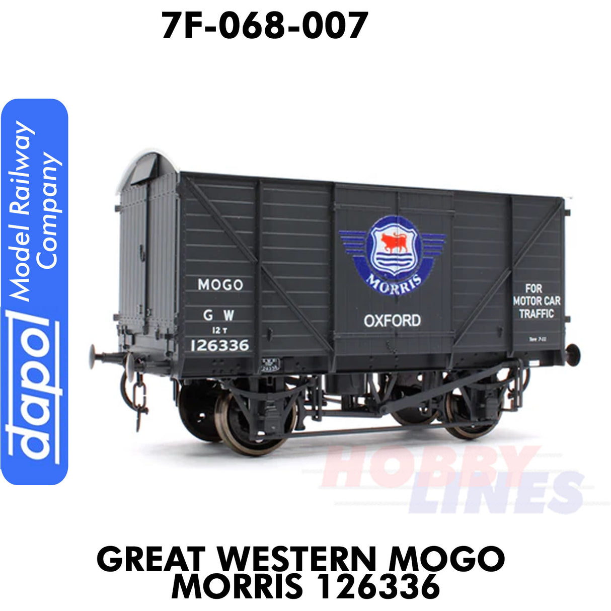 Great Western Railway Mogo Morris - 126336 | Dapol | 7F-068-007