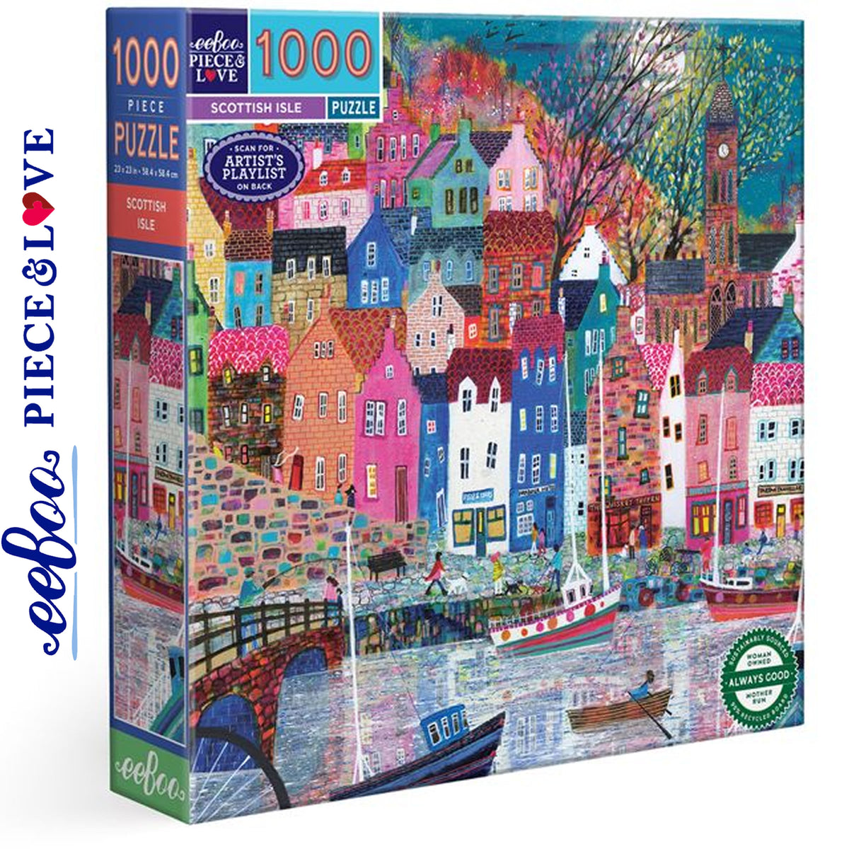Scottish Isle 1000pc Puzzle | eeBoo | PZT614
