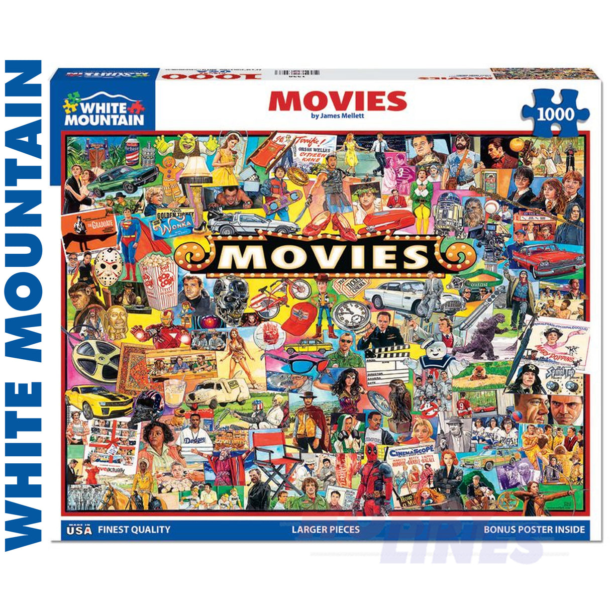 THE MOVIES 1000 PC jigsaw puzzle 1338