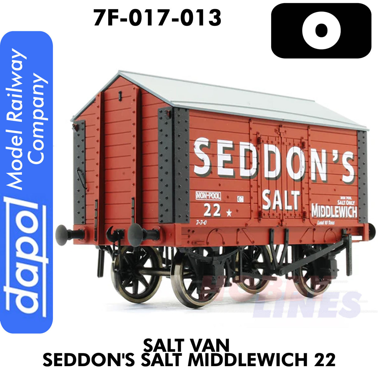 Salt Van Seddon's Salt Middlewich 22 - Wagon | Dapol | 7F-018-013