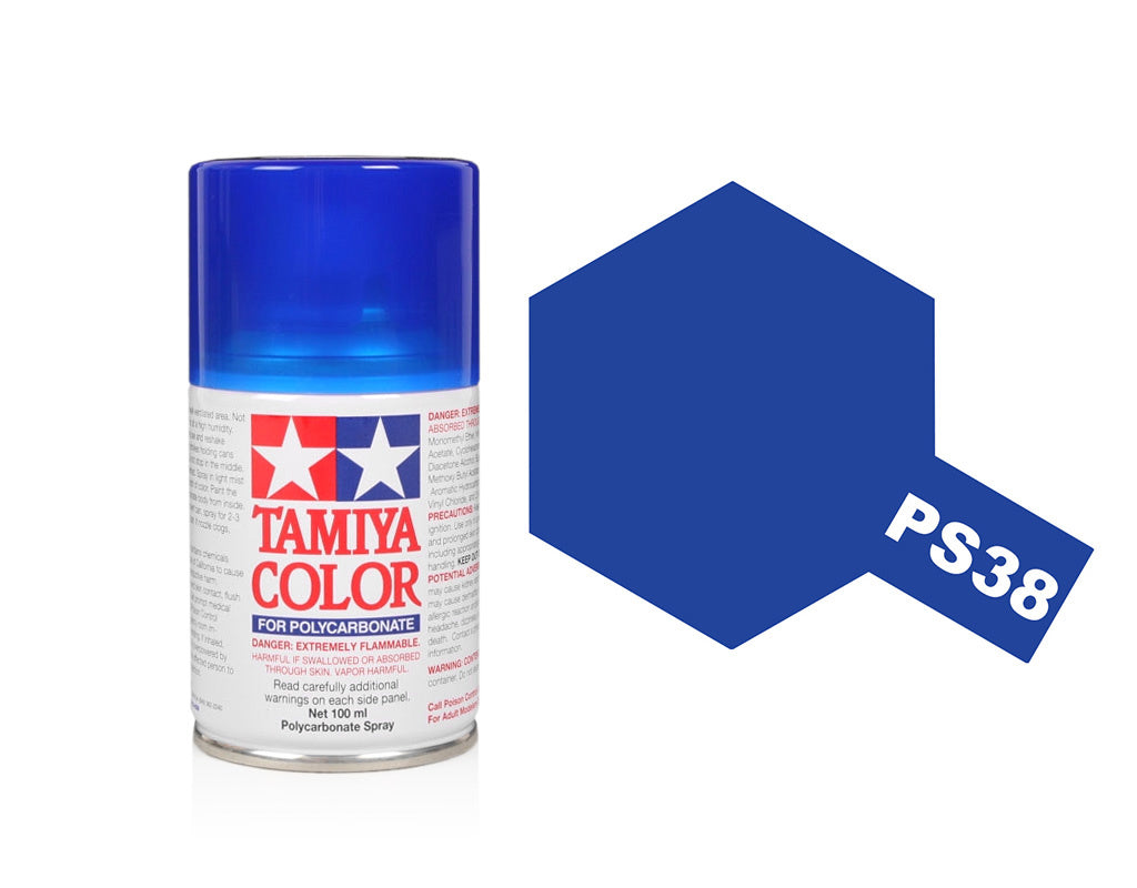 Tamiya Ps-38 Translucent Blue Spray Paint
