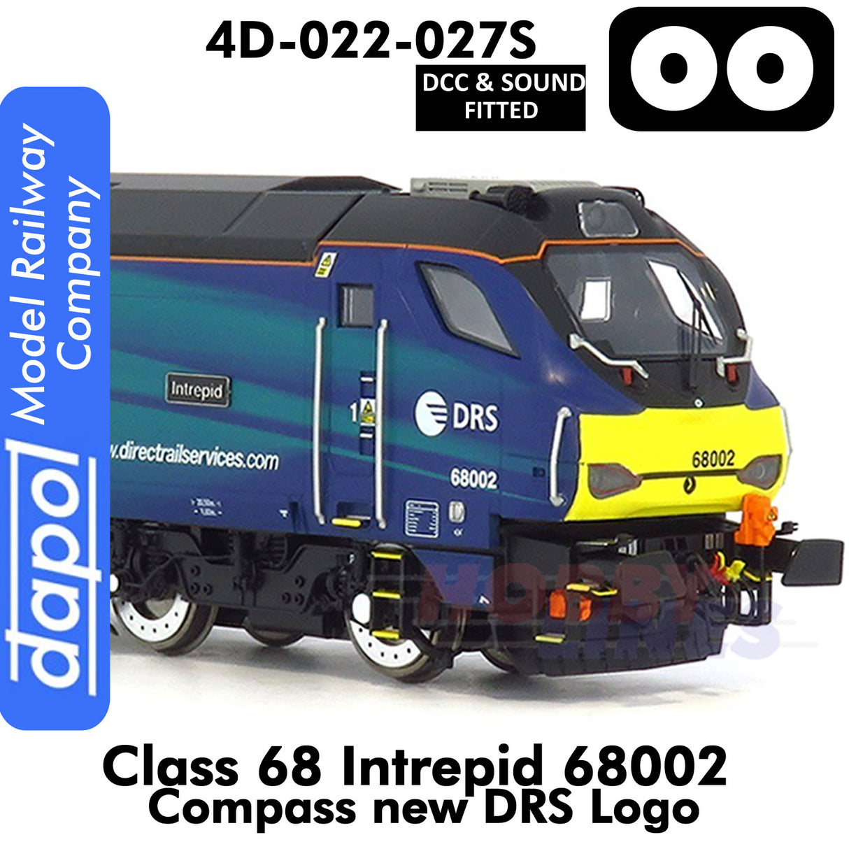 Class 68 Intrepid 68002 Compass new DRS Logo | Dapol | 4D-022-027S