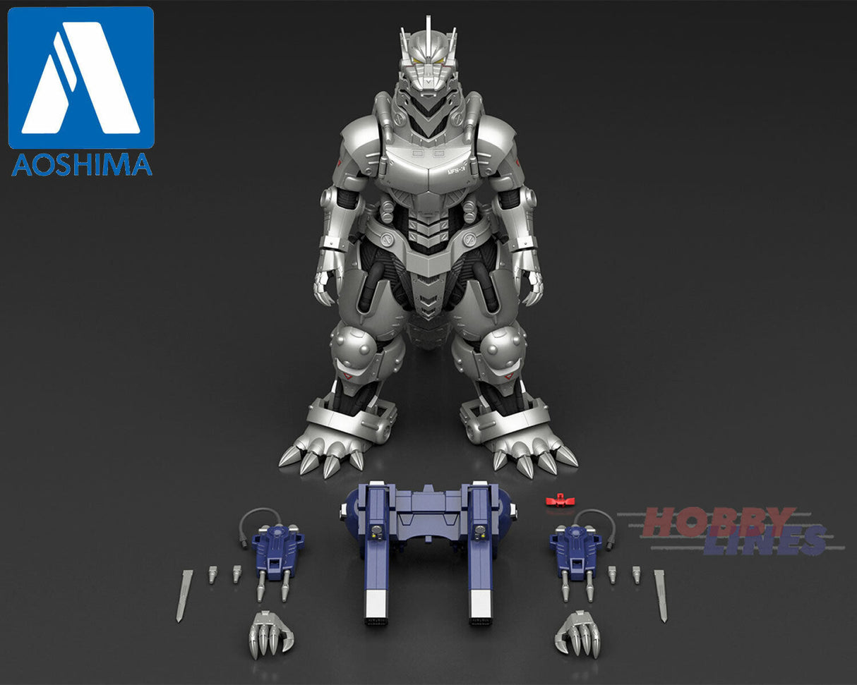 MECHA GODZILLA "KIRYU" & "SHIRASAGI" Series: ACKS GO-03 Model kit Aoshima 05780