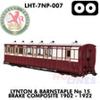 Lynton & Barnstaple No.15 Brake Composite 1902-1922 | Lionheart Trains | LHT-7NP-007