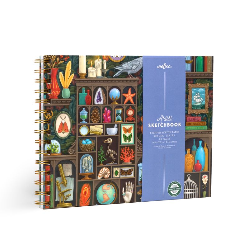 Alchemist's Cabinet Hardcover Artist Sketchbook - 80pg | eeBoo | SKL266