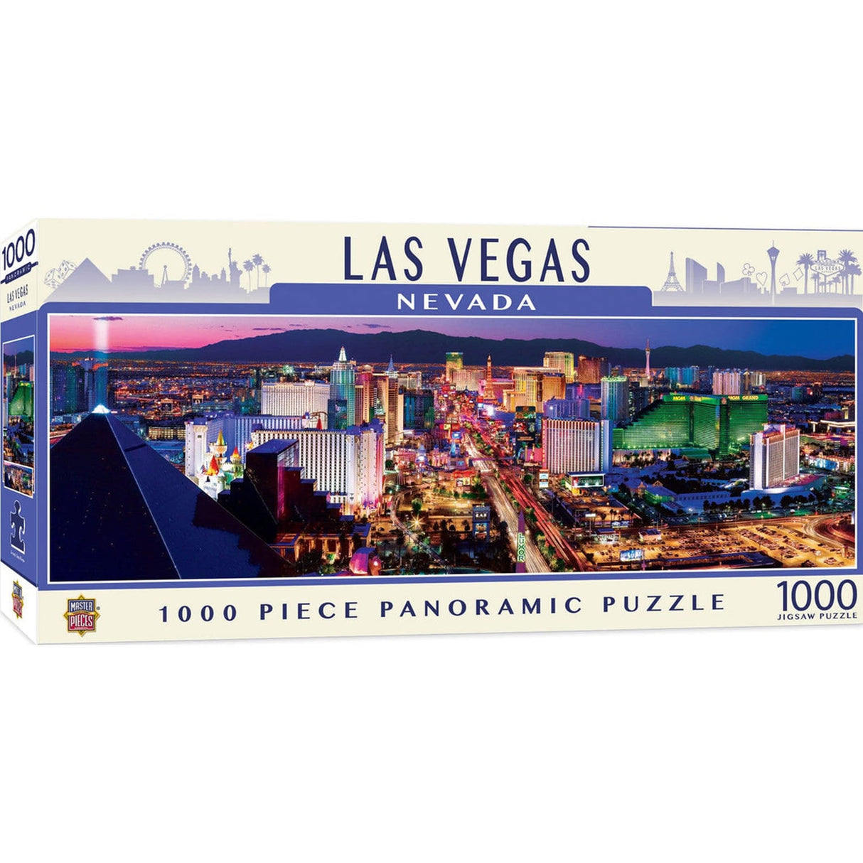 Las Vegas 1000pc Panoramic Jigsaw Puzzle | Masterpieces | 72073