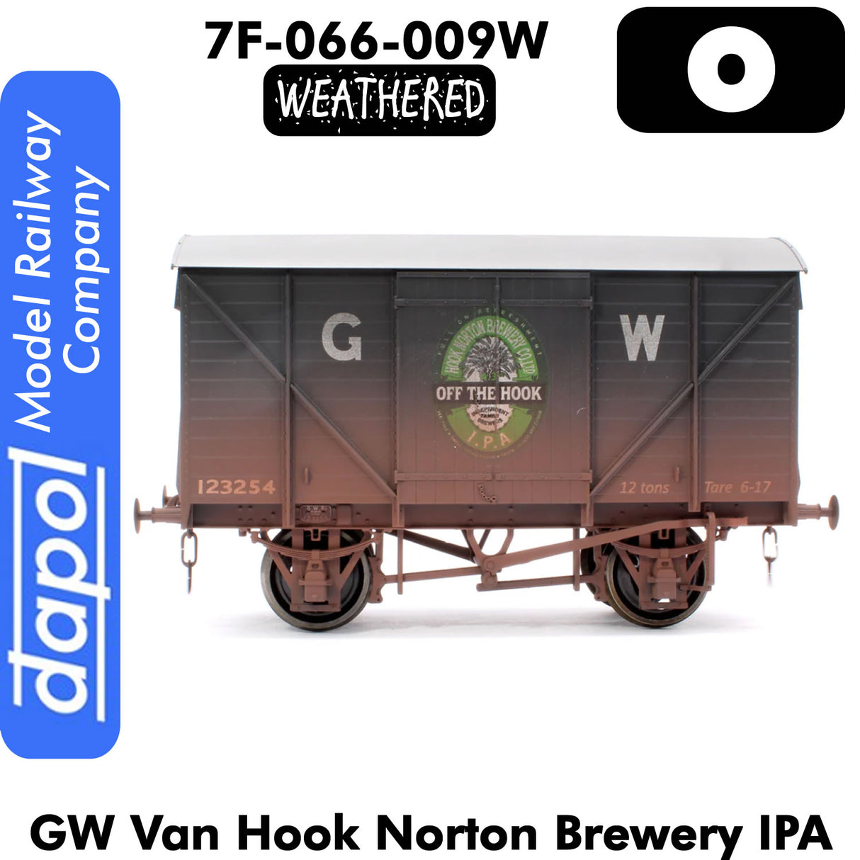 GW Van Hook Norton Brewery IPA Weathered Wagon 1:43.5 O | Dapol | 7F-066-009W