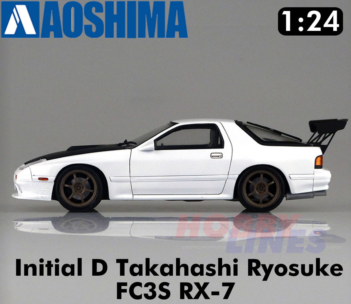 MAZDA RX-7 FD3S RYOSUKE TAKAHASHI "Initial D" HAKONE BATTLE 1:24 Aoshima 01156