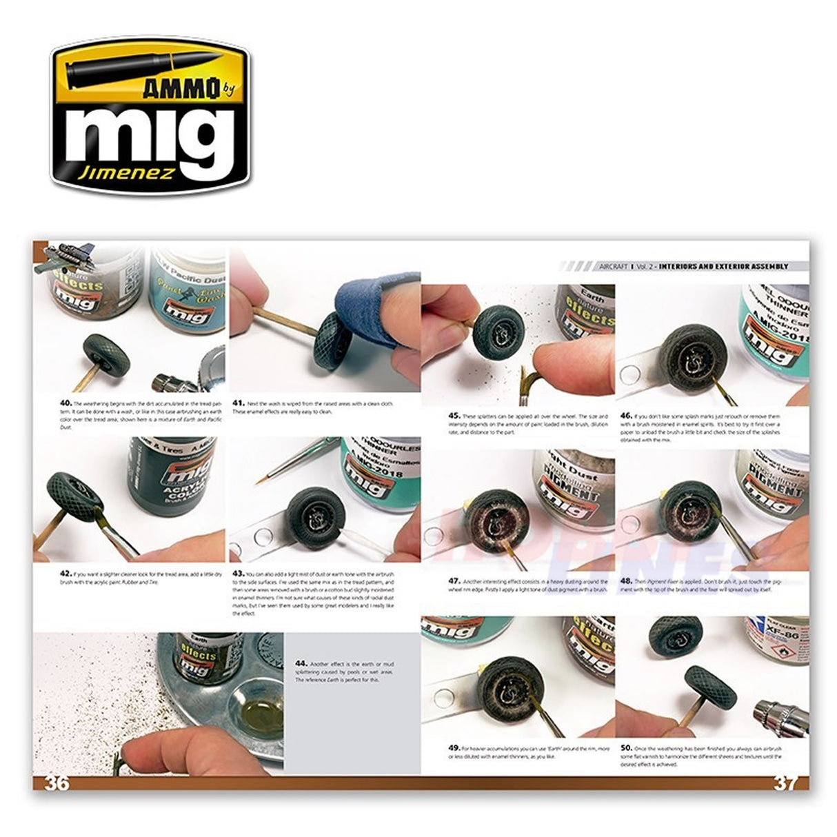 ENCYCLOPEDIA OF AIRCRAFT Volume 2 - Interiors and Assembly Book | Ammo by Mig Jimenez