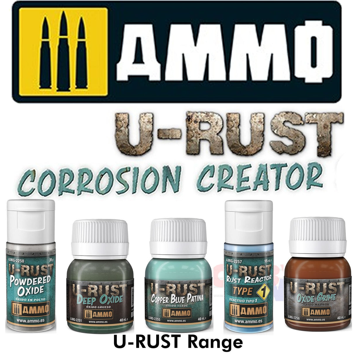 U-Rust - Black Oxide Transparent - 40ml | Ammo by Mig Jimenez | MIG2253