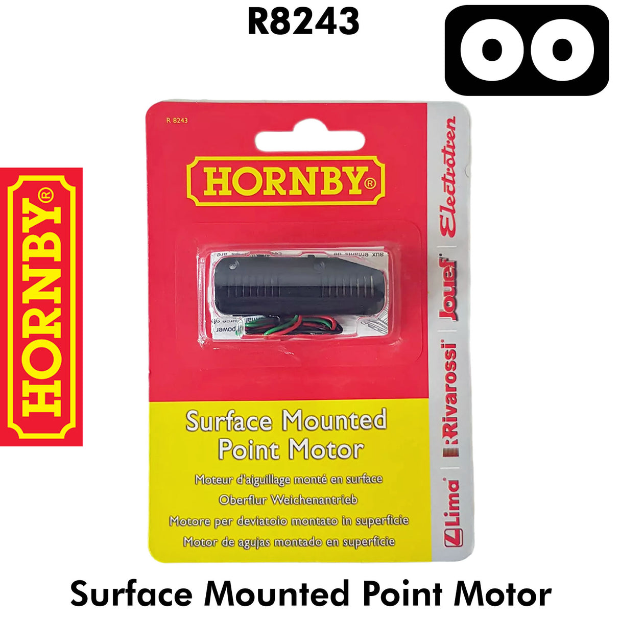 Hornby SURFACE POINT MOTOR R8243 OO gauge 1:76 Model Railway track