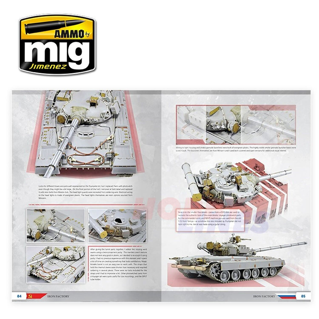 Weathering Special IRON FACTORY Book USSR Russia Ammo by Mig Jimenez MIG6104