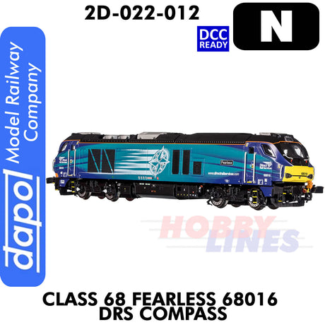 Class 68 Fearless 68016 DRS Compass - DCC Ready  | Dapol |  2D-022-012