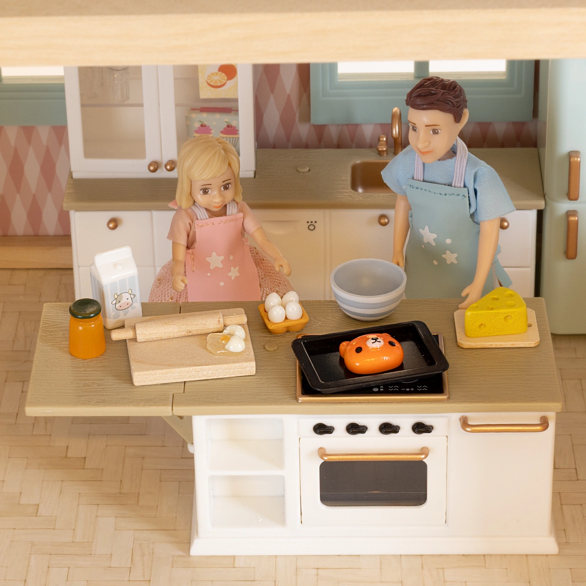 Kitchen Island With Oven & Hob Set | Lundby | 60-2111-00