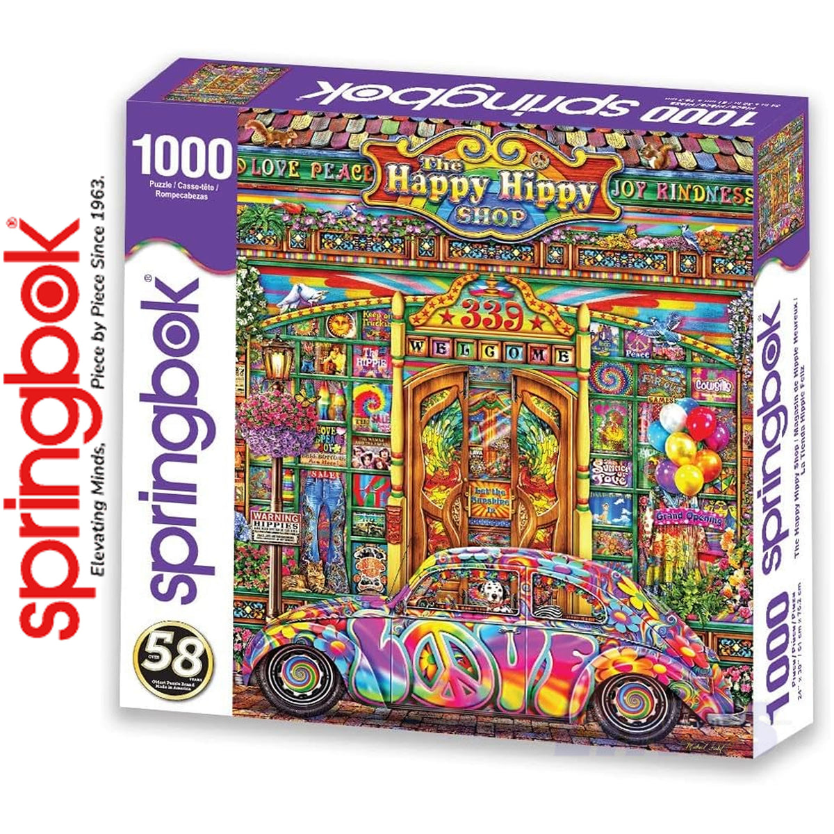 The Happy Hippy Shop 1000 Piece Jigsaw Puzzle | Springbok | SB33-11128