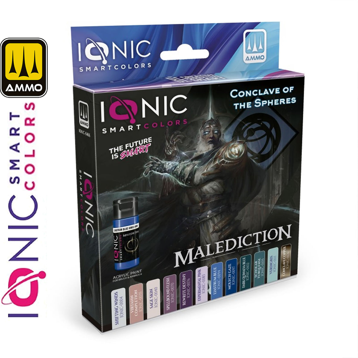 Acrylic Paint Set - 12 x 20ml Jars - Malediction Conclave of the Spheres | IONIC | IONIC0466