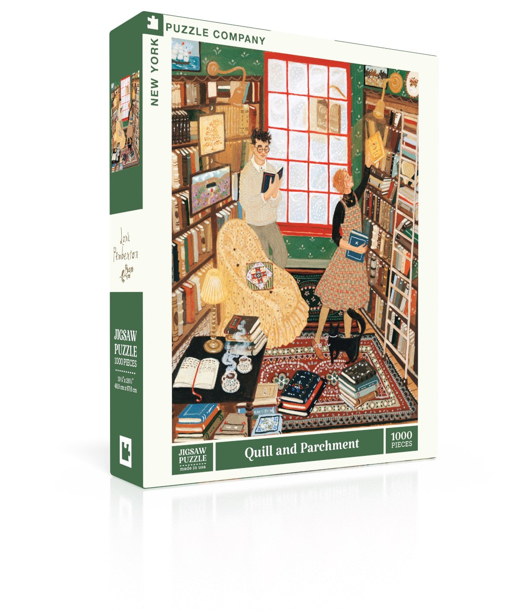 Quill and Parchment 1000pc Puzzle | New York Puzzle Company | NPZLP2541