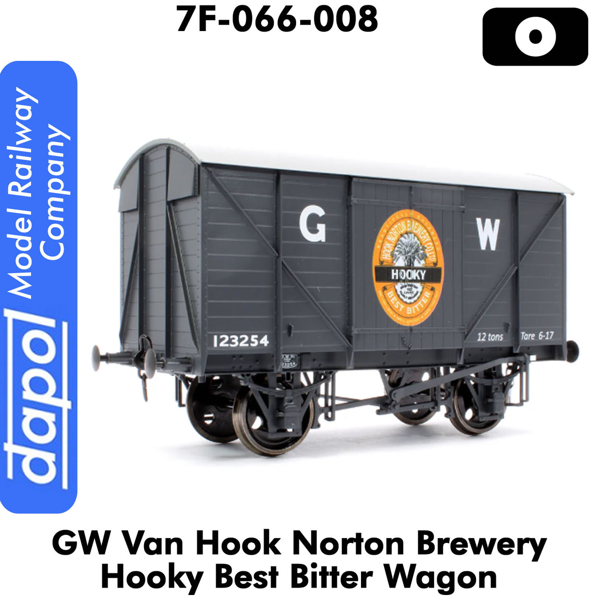 GW Van Hook Norton Brewery Hooky Best Bitter Wagon 1:43.5 O | Dapol | 7F-066-008