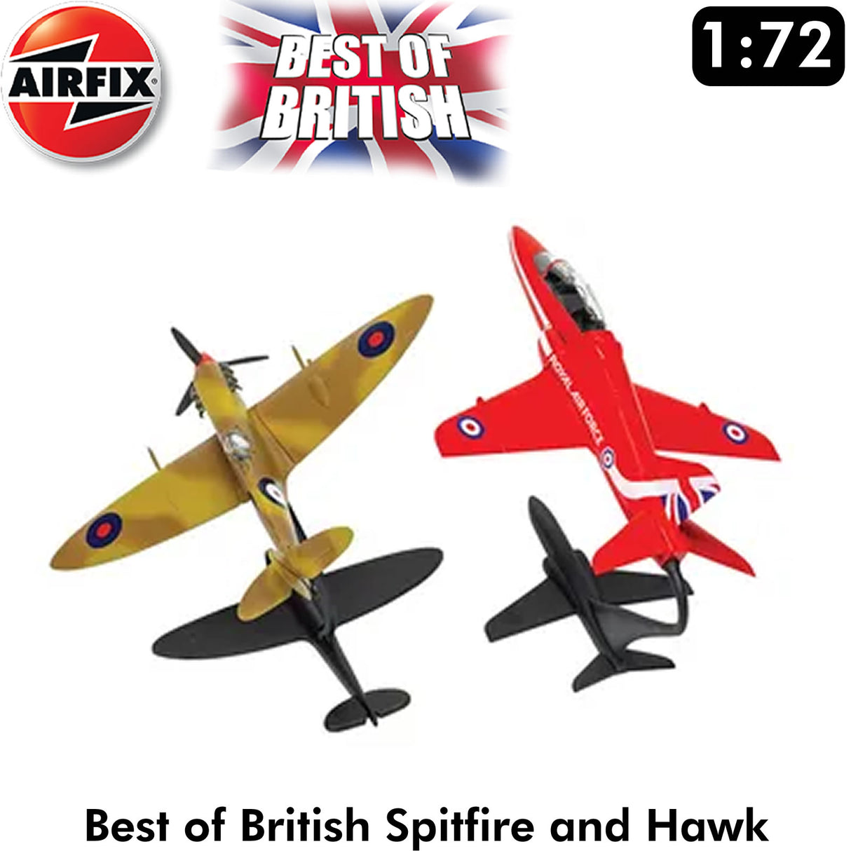Best of British Supermarine Spitfire and Hawk | Airfix |  A50187