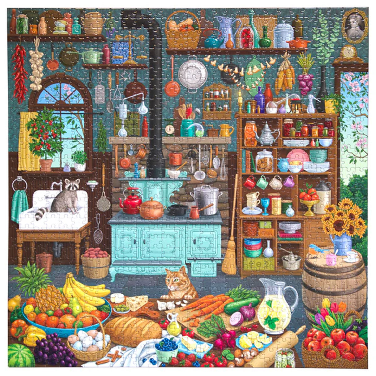 eeBoo ALCHEMISTS KITCHEN 1000 pc Square Jigsaw Puzzle Super Deluxe PZTALK