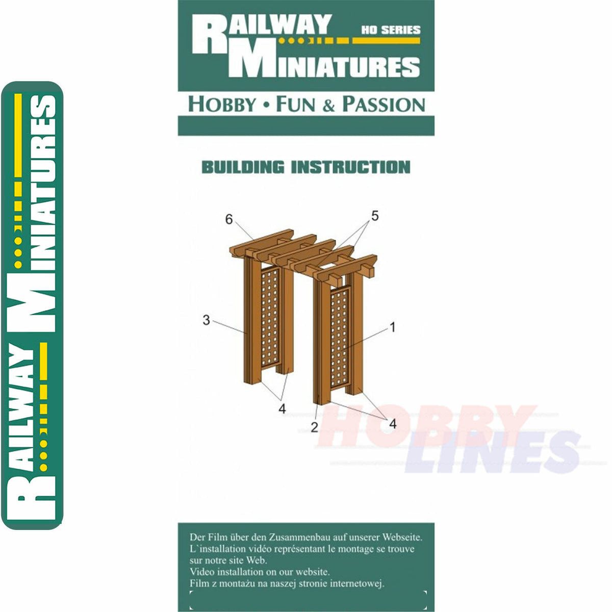 Roses Line Archway | Railway Miniatures | RMHO:010