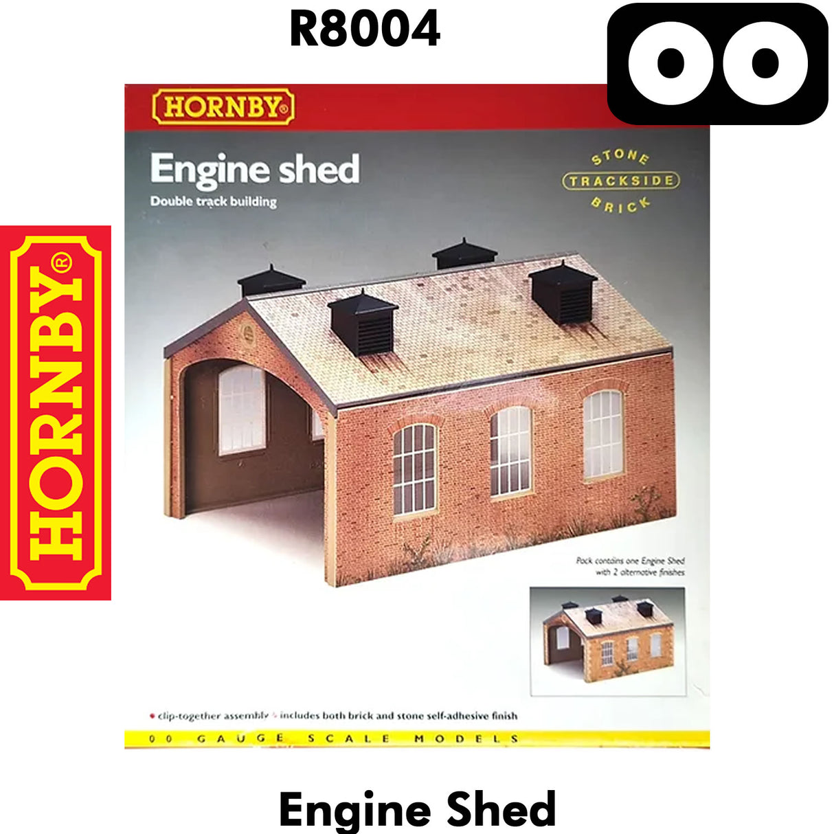 OO Gauge Engine Shed Building - 1:76 | Hornby | R8004