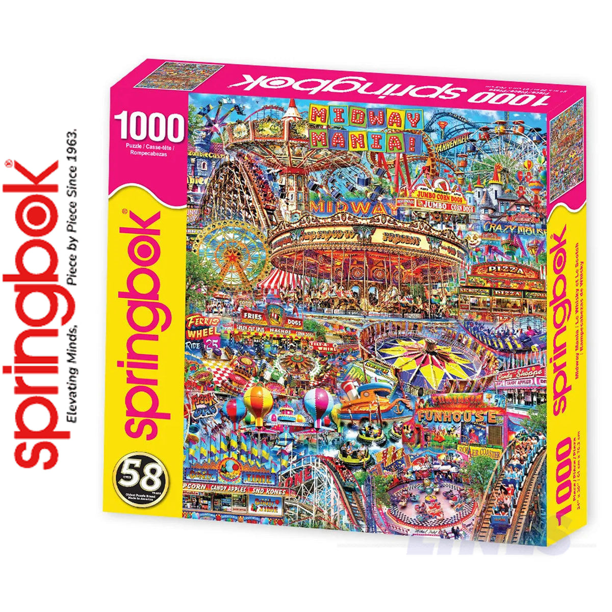 Midway Mania 1000 Piece Jigsaw Puzzle | Springbok | SB33-11107