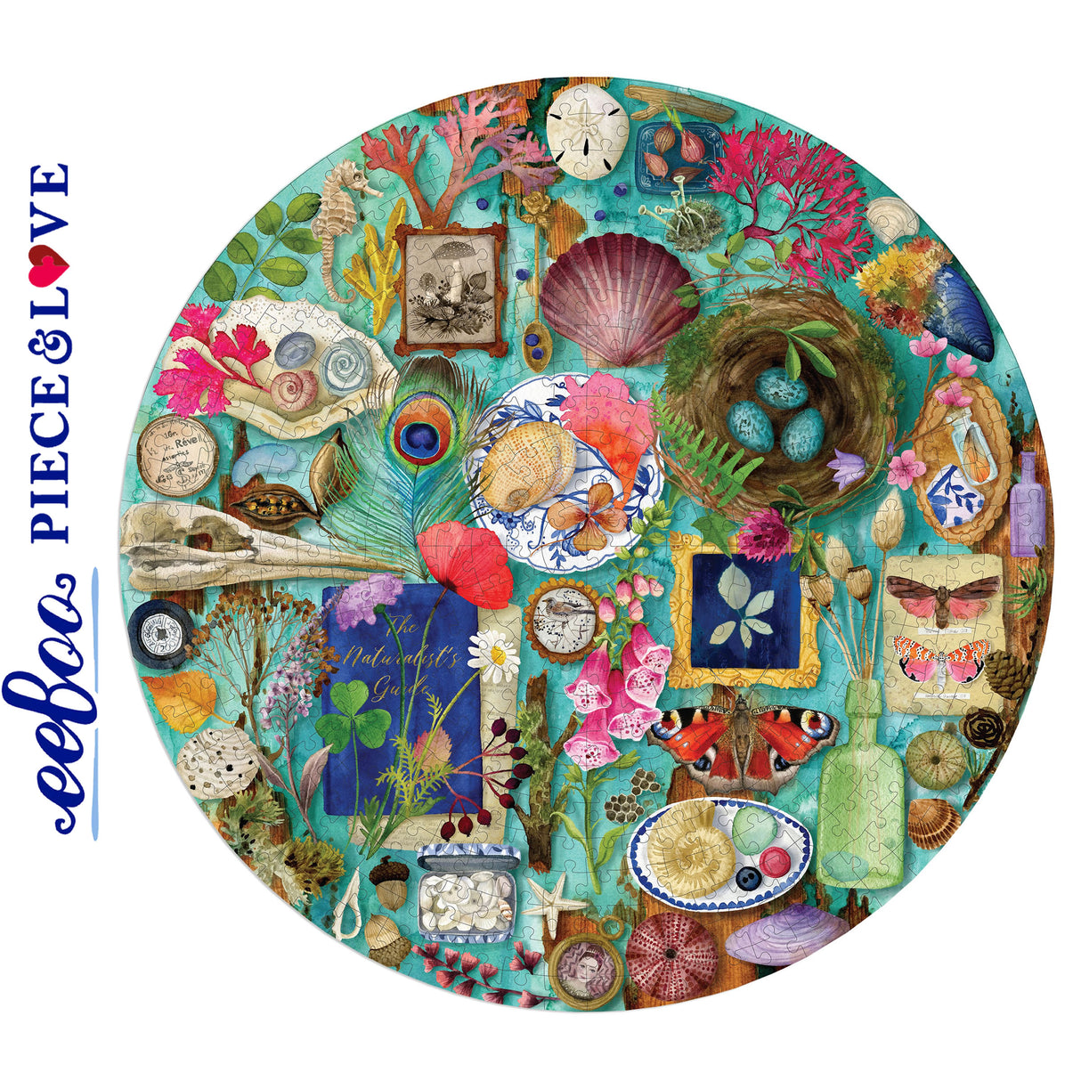 Naturalist Collection 500pc Round Puzzle | eeBoo | PZF110