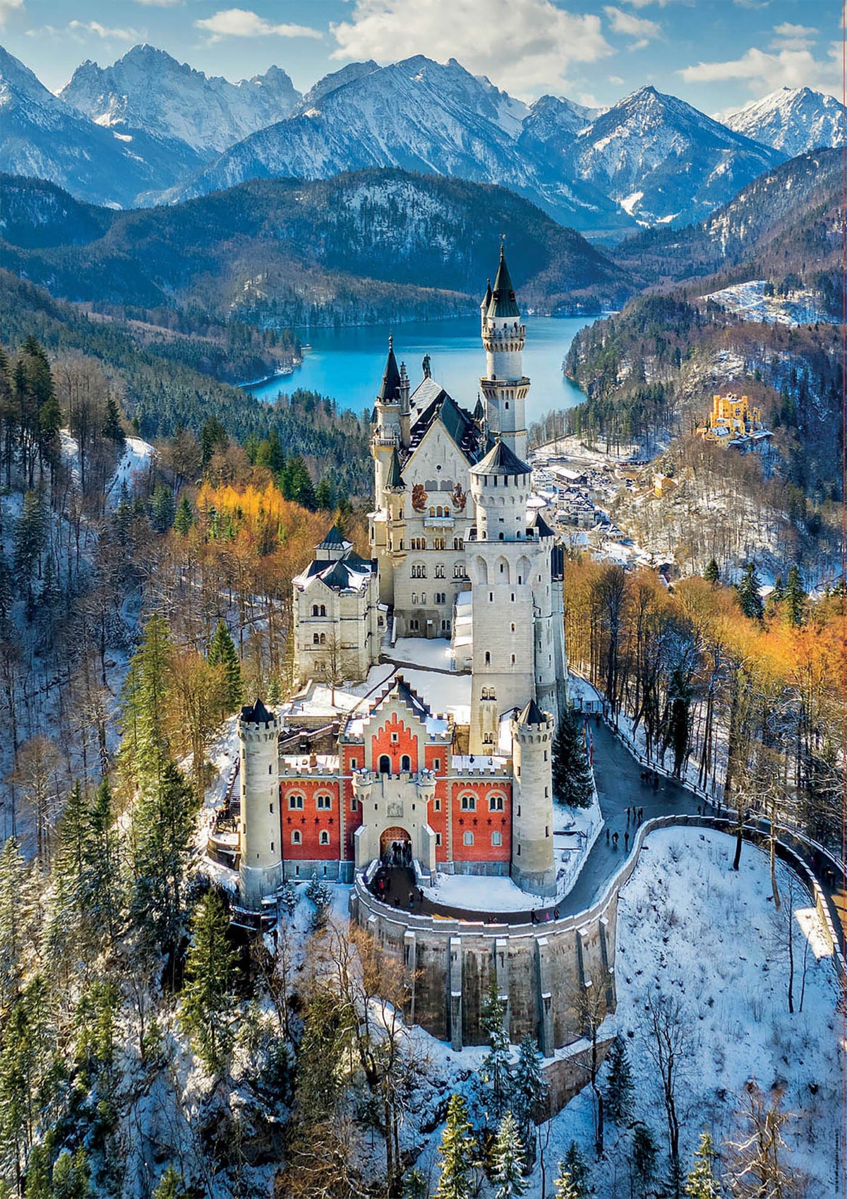 Neuschwanstein Castle From The Air 1000 Piece Jigsaw Puzzle | Educa | 19261