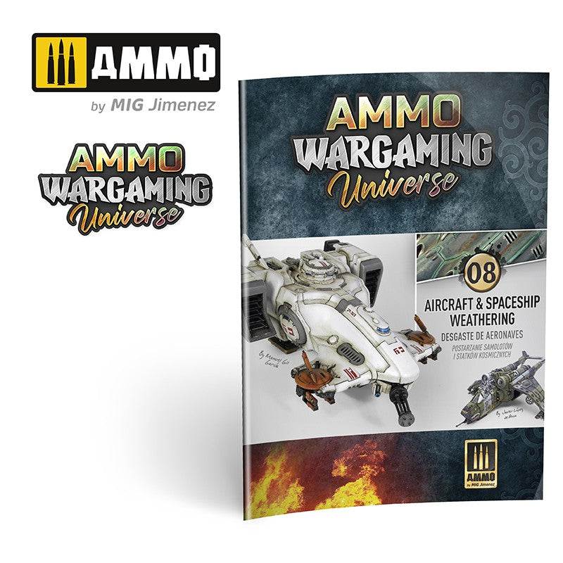 Ammo Wargaming Universe - Book 08 – Aircraft and Spaceship Weathering | Ammo by Mig Jimenez | MIG6927