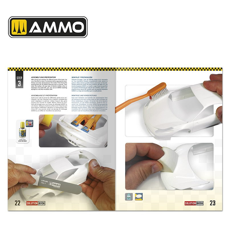 How to Paint & Lacquer SOLUTION BOOK 24 Scale Cars Cobra Paints | Ammo by Mig Jimenez