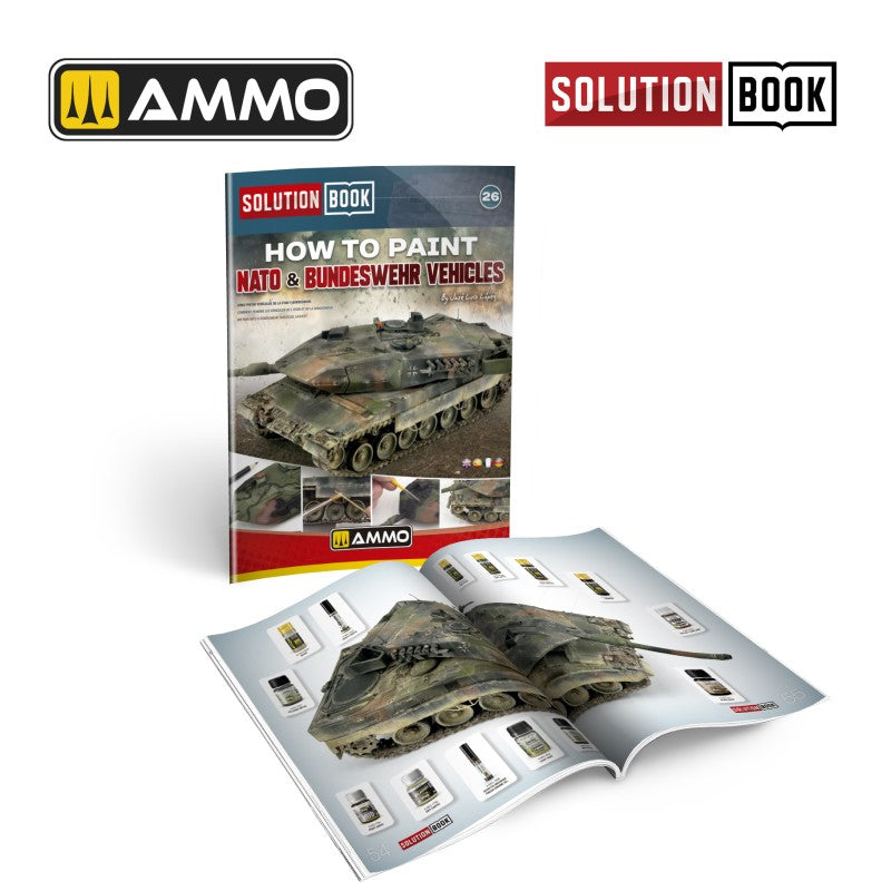 Solution Book 26 - How to Paint Nato & Bundeswehr Vehicles | Ammo by Mig Jimenez | MIG6531