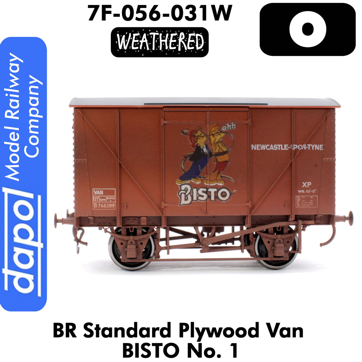 BR Standard Plywood Van - Bisto |  Dapol | 7F-056-031W