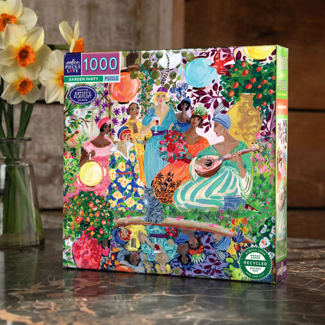 Garden Party 1000 pc Puzzle | eeBoo | PZTGPY