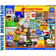 I LOVE TEXAS 1000 pc super deluxe Jigsaw Puzzle WHITE MOUNTAIN 1284