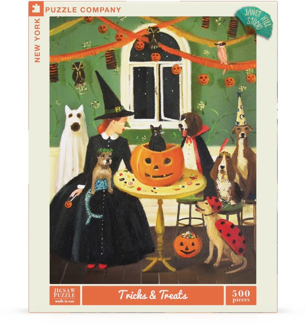 Tricks & Treats 500pc Puzzle | New York Puzzle Company | NPZJH2453