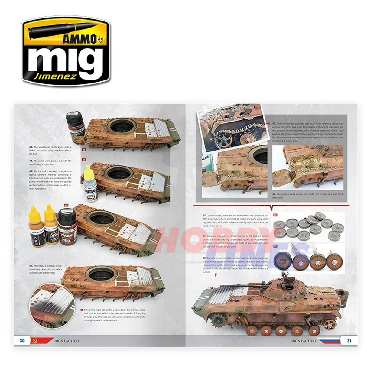 Weathering Special IRON FACTORY Book USSR Russia Ammo by Mig Jimenez MIG6104